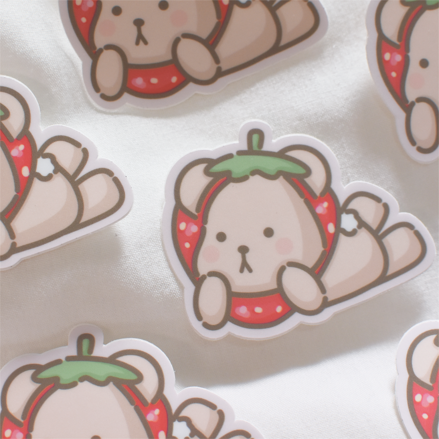 Strawberry Taro Sticker