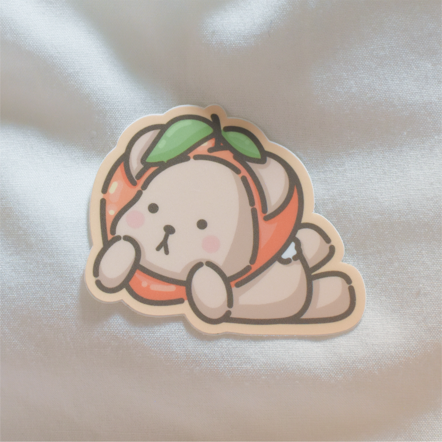 Peach Taro Sticker