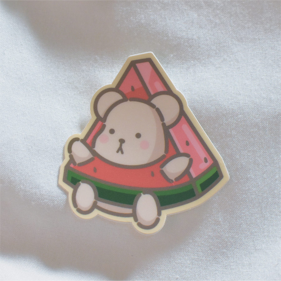 Watermelon Taro Sticker