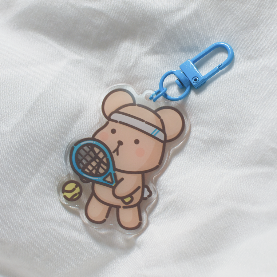 Tennis Taro Acrylic Keychain