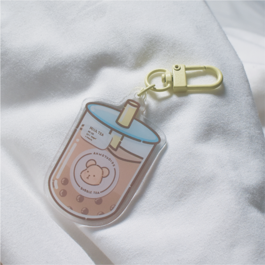 Bubble Tea Acrylic Keychain