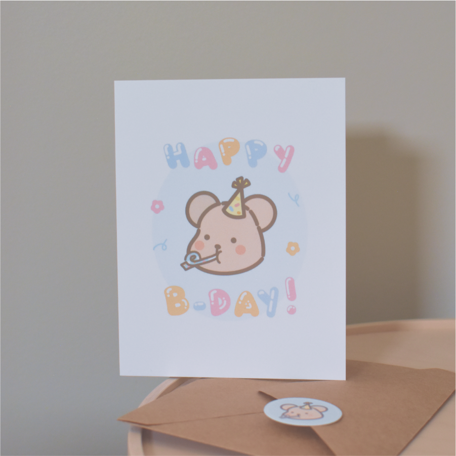 Taro Birthday Card