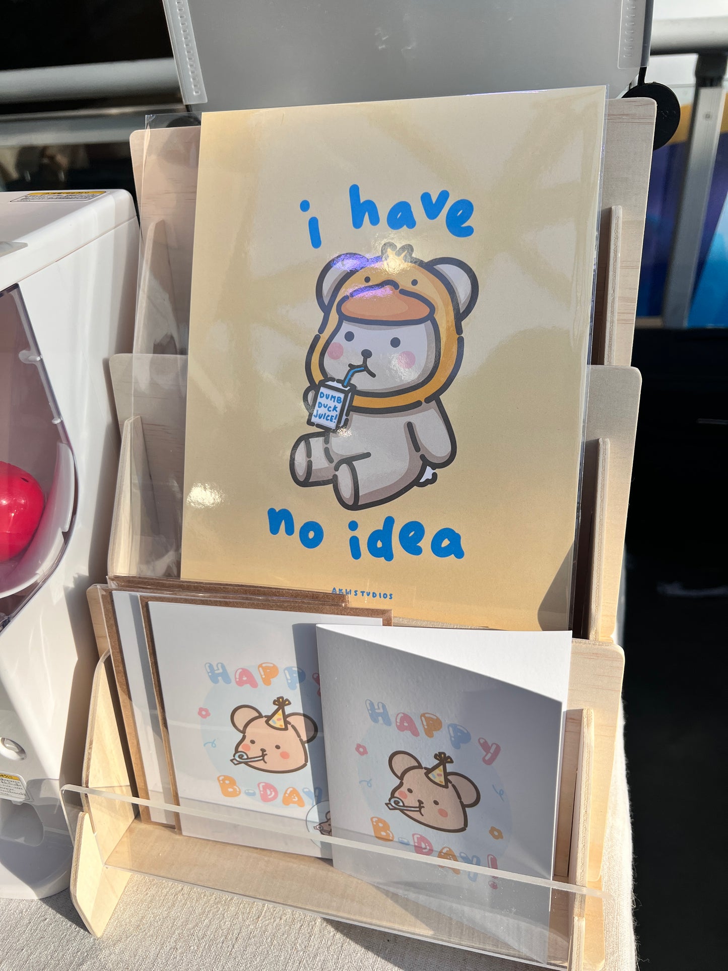 Dumb Duck Taro Art Print