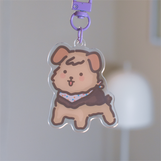 Donut the Dog Acrylic Keychain