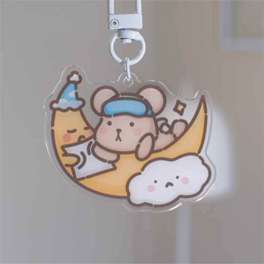 Goodnight Taro Acrylic Keychain