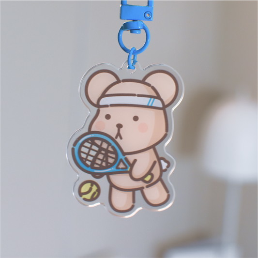 Tennis Taro Acrylic Keychain