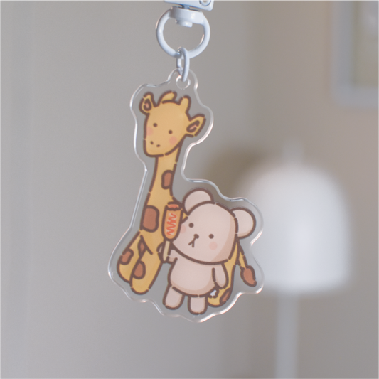 Corndog Friends Acrylic Keychain