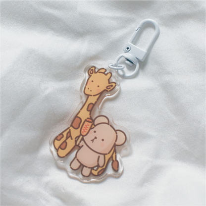 Corndog Friends Acrylic Keychain
