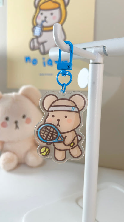 Tennis Taro Acrylic Keychain