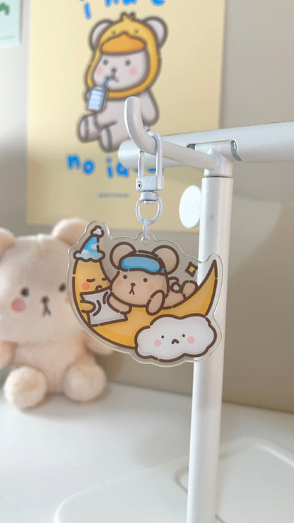 Goodnight Taro Acrylic Keychain