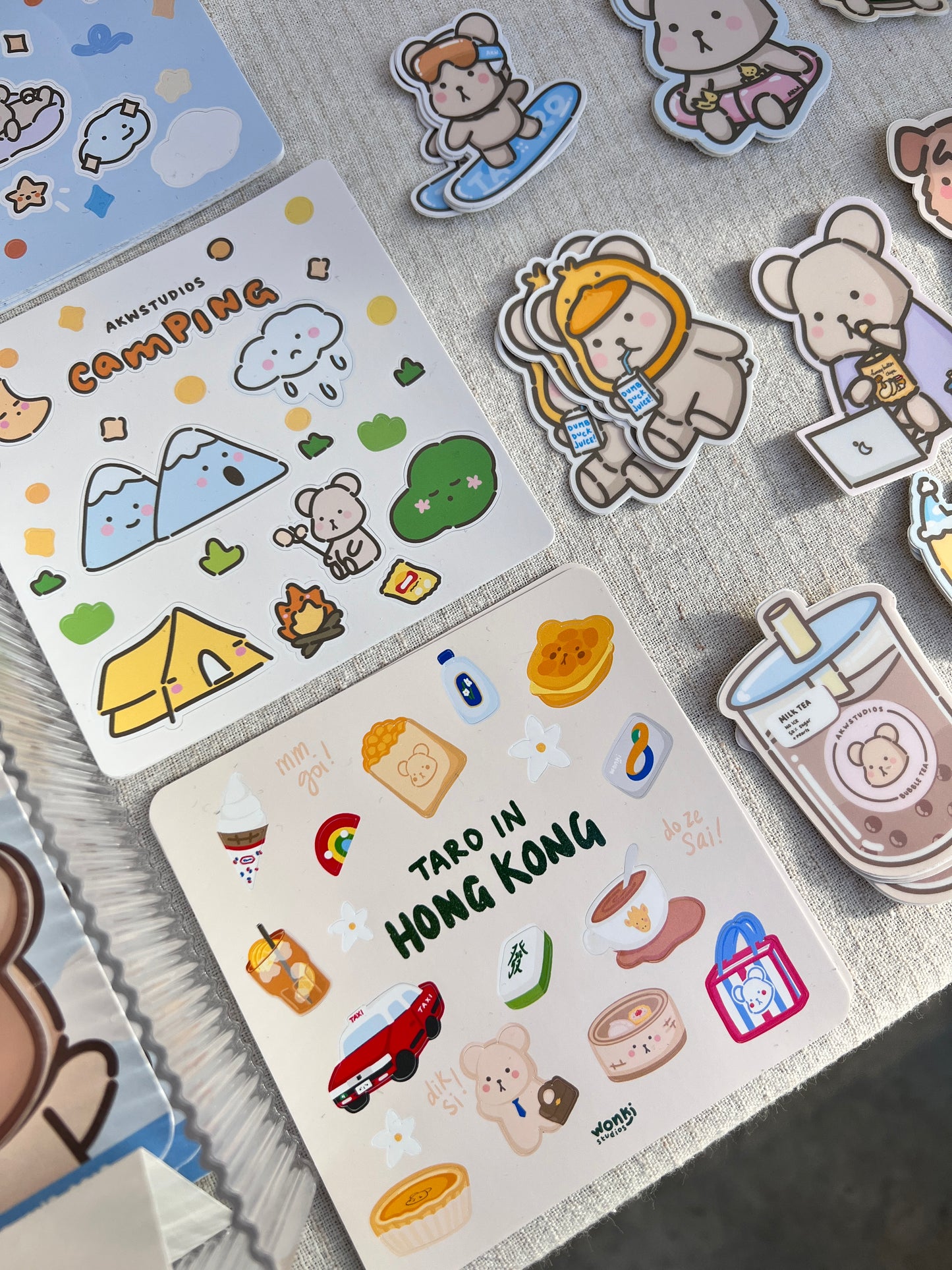 Taro in Hong Kong Sticker Sheet