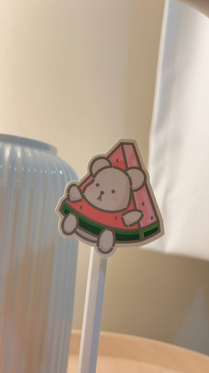 Watermelon Taro Sticker