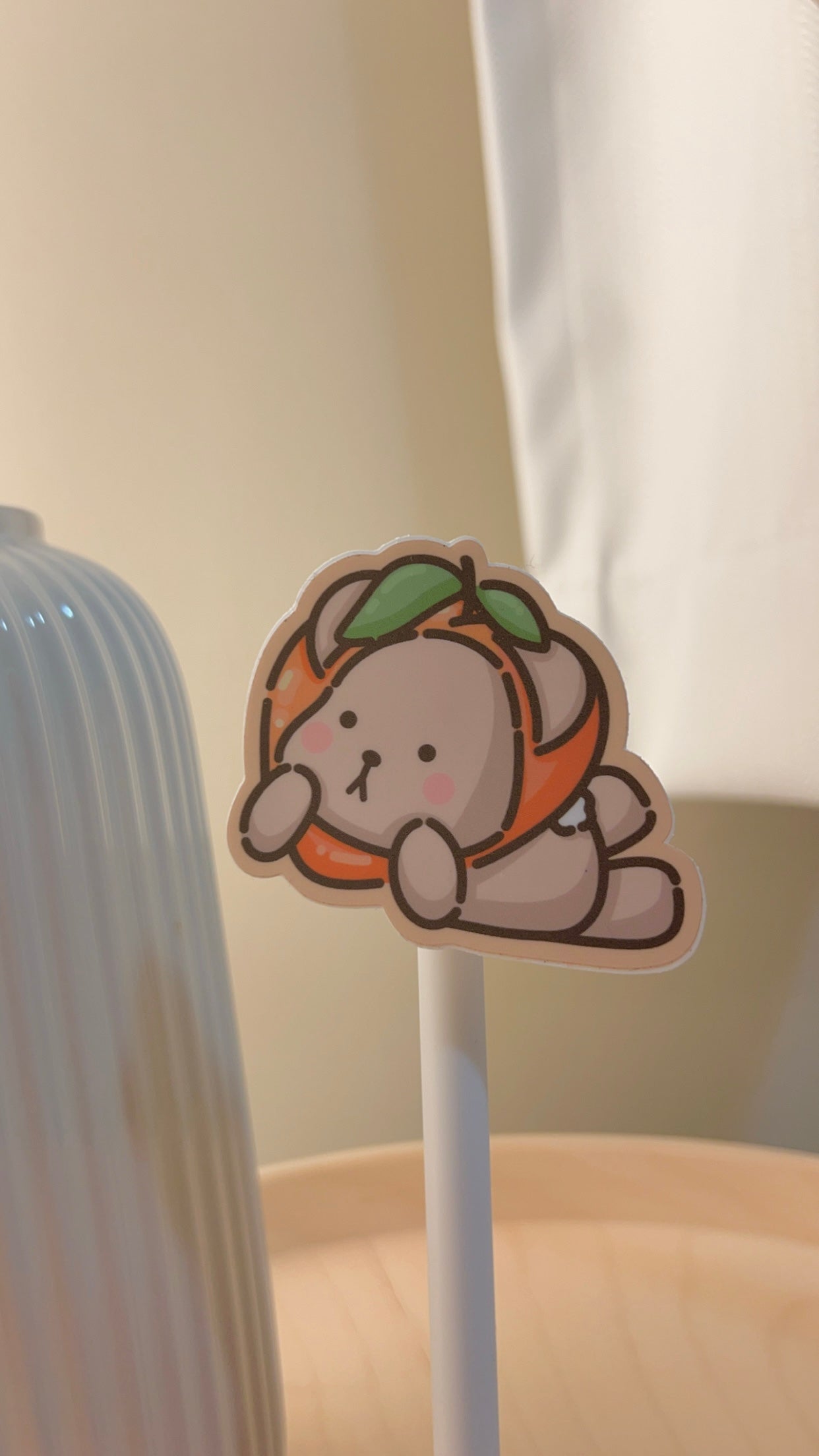 Peach Taro Sticker