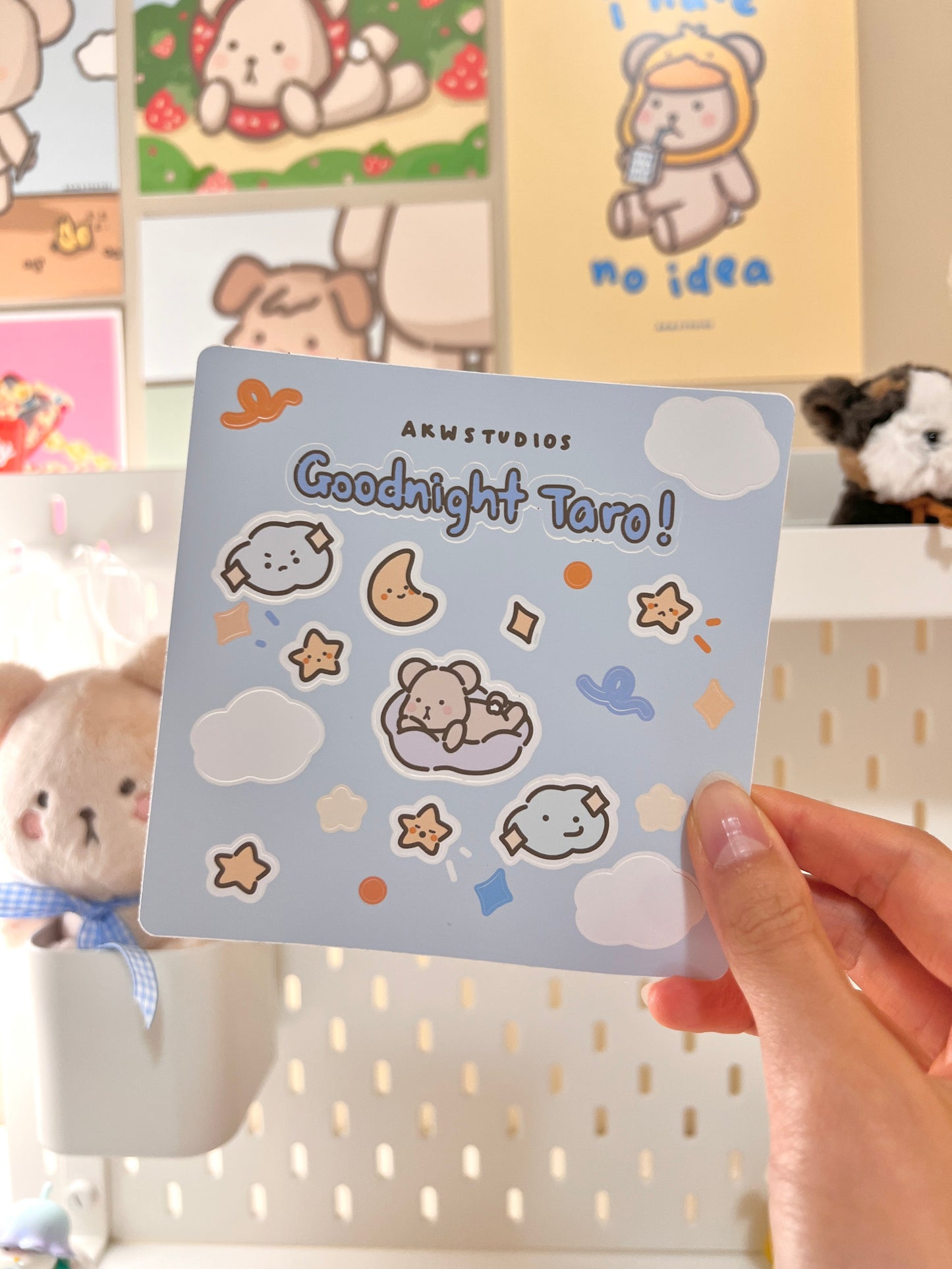 Goodnight Taro Sticker Sheet