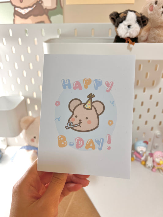 Taro Birthday Card